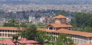 Notice for Masters in Labor Studies program in Nepal.