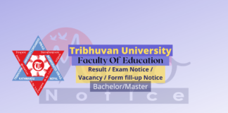 M.Ed. First Semester Examination Centre 2021