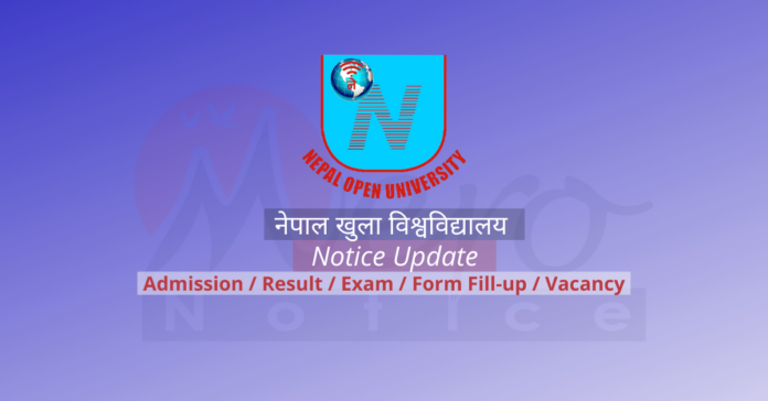 Nepal Open University Notice Update