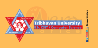 B.Sc. CSIT Sixth Semester Examination Schedule TU BSc CSIT and Computer Science Notice Update