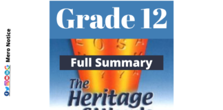 Purgatory Summary (Class 12) The Heritage of Words Grade 12, Full Summary